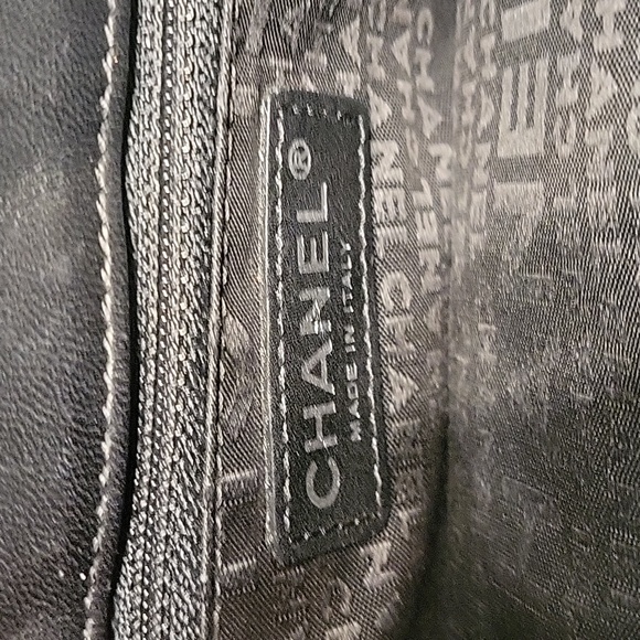 Chanel Camelia Single Chain Shoulder Bag Purse Black Velvet - Picture 8 of 12